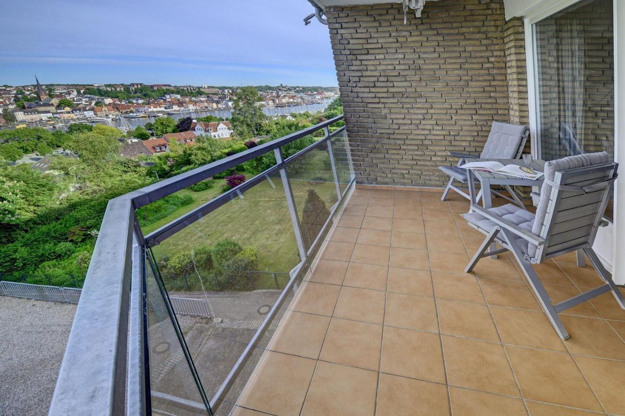 פלאנסבורג Fewo1846 - Bellevue - Sonnige 2-Zimmer-Wohnung Mit Balkon Und Hafenblick מראה חיצוני תמונה